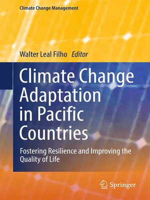 cover image of Climate Change Adaptation in Pacific Countries